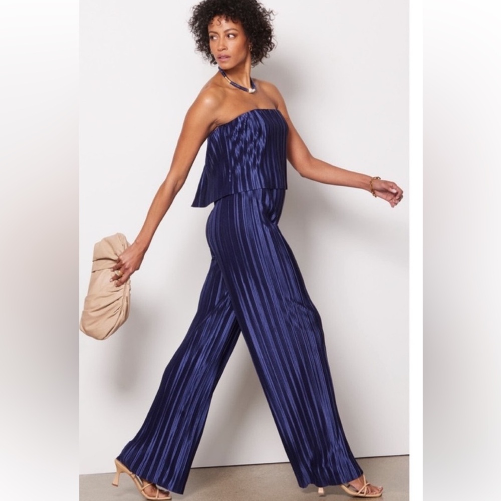 Amanda Uprichard Collina Strapless Jumpsuit